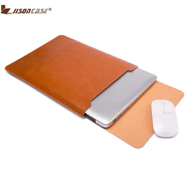 

Jisoncase Laptop Liner Sleeve Bag Universal Notebook Case Pouch For Macbook 11 12 13 15 inch Protect Skin For 13.3" 15.6" 2016
