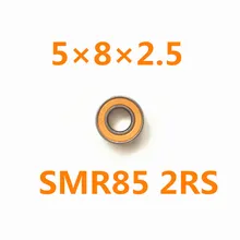 Free Shipping 1piece SMR85 2RS CB ABEC7 5x8x2.5mm Hybrid ceramic si3n4 balls+ Stainless steel rings bearing