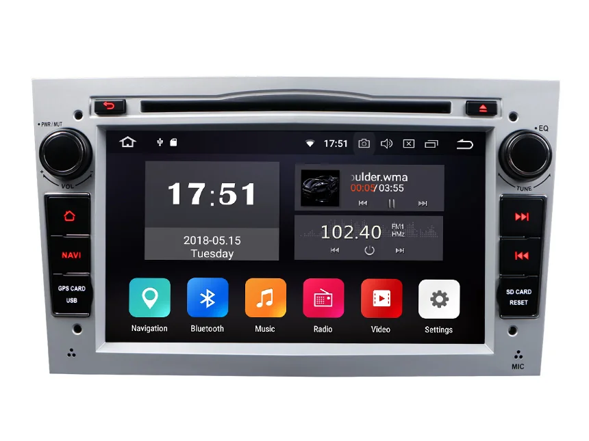Cheap 7" Android 8.0 OS Car DVD GPS Radio for Opel/Vauxhall/Holden Astra (H) 2004-2010 & Zafira (B) 2005-2012 & Corsa (D) 2006-2011 3