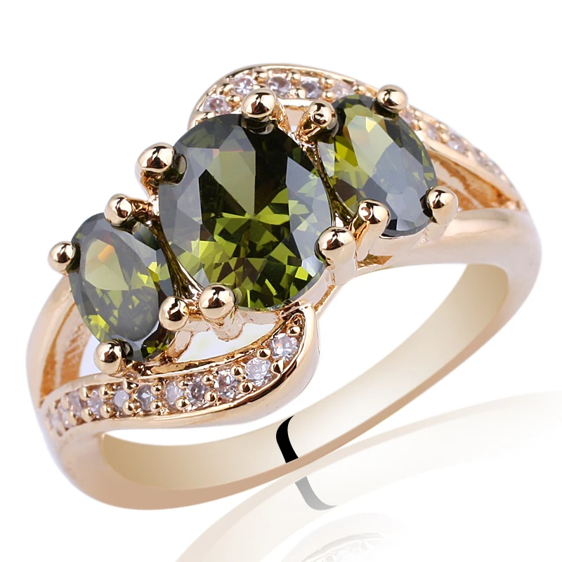 3-яйцо камень цвета золота Аутентичные кольцо из стерлингового серебра 925 нал R094 Размеры 6 7 8 9 подарок на день рождения