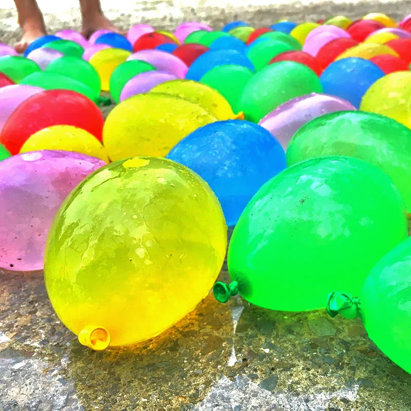 1444 шт водяные шары пополняемая посылка смешная летняя уличная игрушка водные воздушные шары с изображениями бомб летняя Новинка кляп игрушки для детей