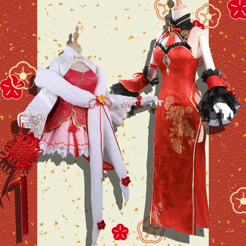 

[Pre-sale] Anime DATE A LIVE Tokisaki Kurumi Itsuka Kotori Cosplay Costume Cheongsam lovely Dress Uniform Halloween costume for