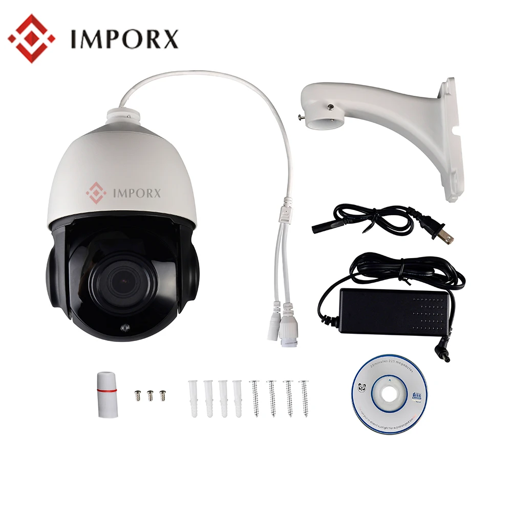 IMPORX 4 дюйма ультра HD 5MP PTZ IP камера наружная H.265 сеть ONVIF Купольная скорость 36X зум CCTV