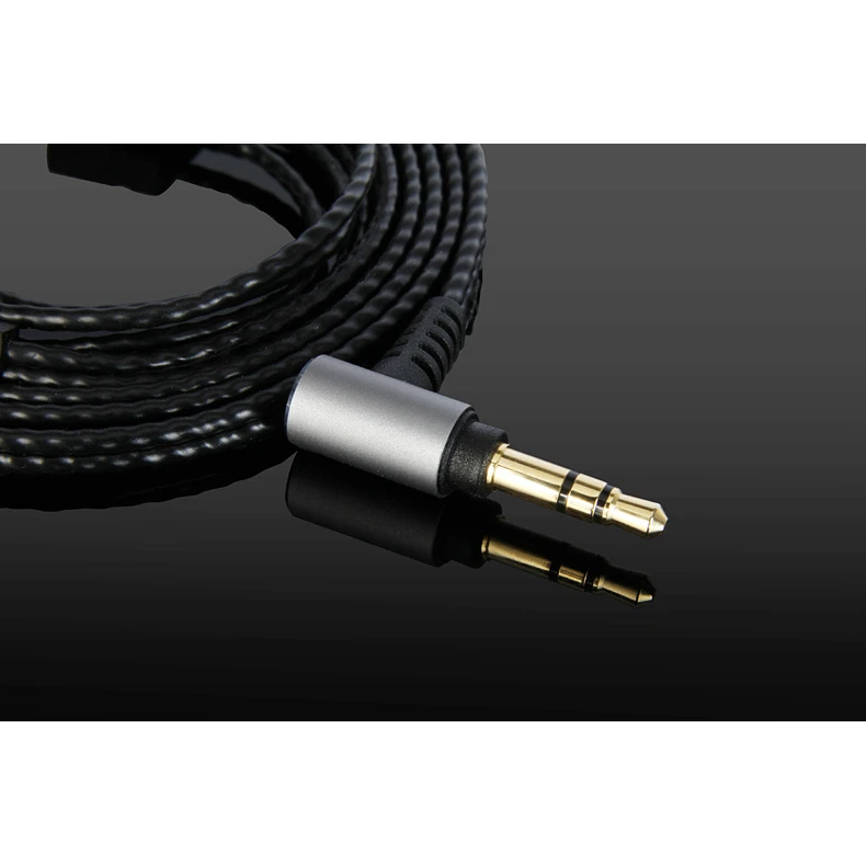 Наушники Earmax OCC с серебряным покрытием, обновленный кабель, позолоченные 3,5 мм штекеры, аудио кабель для ATH-IM50 IM70 IM01 IM02 IM03 IM04 UTP