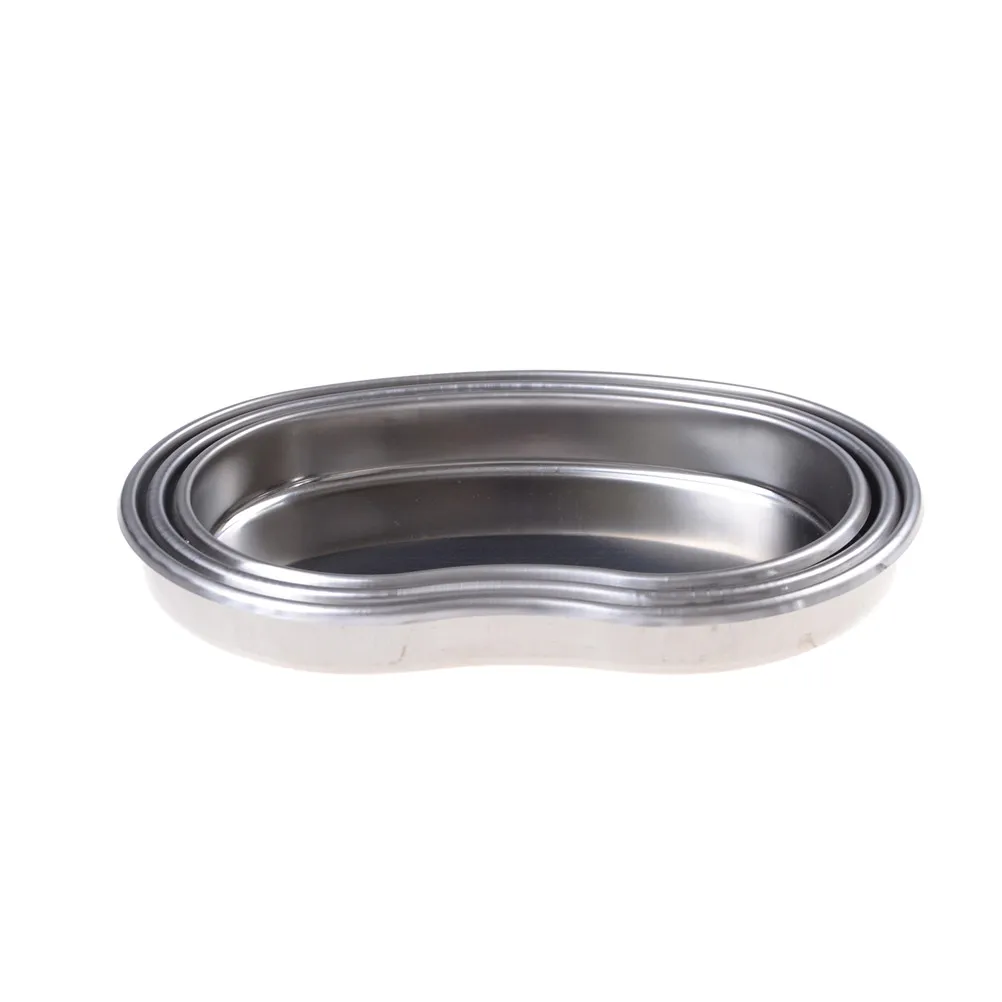 

1pc High Quality Stainless Steel Kidney Shaped Curved Tray Medical Dental Surgical Use