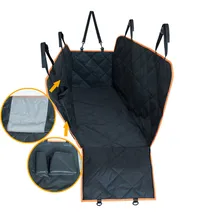 Водонепроницаемый стеганый Оксфордский автомобильный гамак для собак, чехлы для сидений с сетчатым окошком для домашних животных, защита для автомобильных сидений