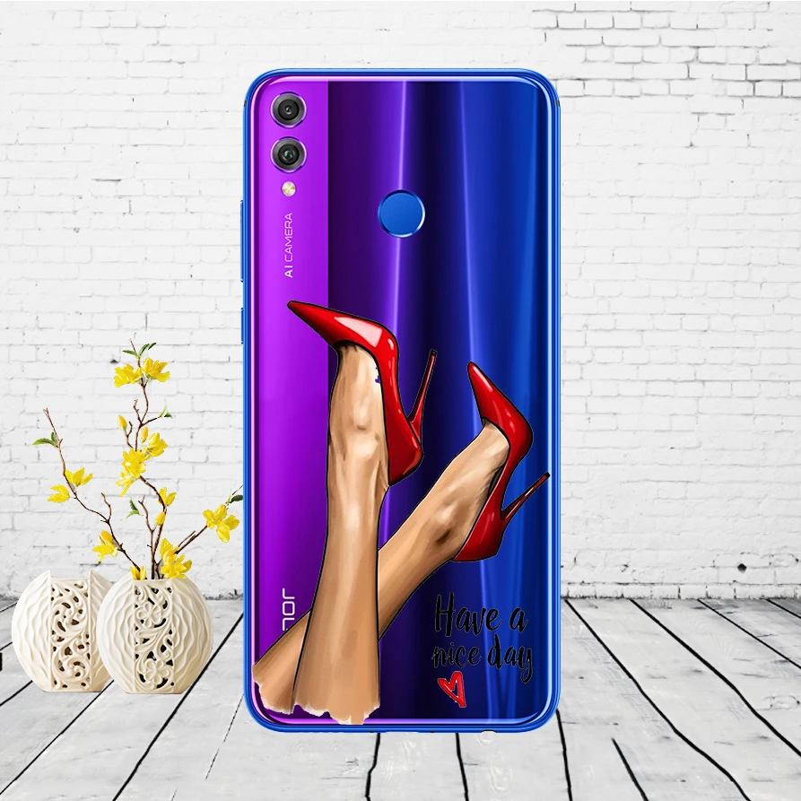 11SX силиконовый чехол для huawei honor 8x чехол 6,5 дюймов Мягкий ТПУ задняя крышка для huawei honor 8x защитный чехол для телефона Coque живопись