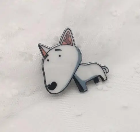 

fashion new design Acrylic Brooch Dog Cute Animal Brooch Handmade Acrylic Dog Brooches Pins cartoon