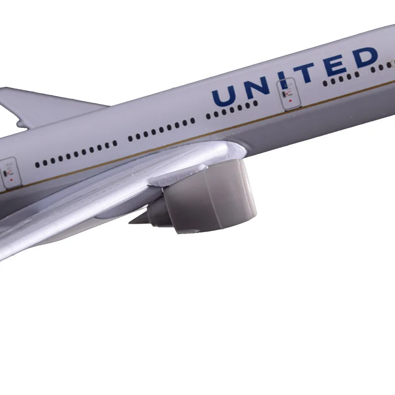 20 см Boeing 777 United Airline модель B777 Америка Соединенных Штатов Америки самолет Аэробус