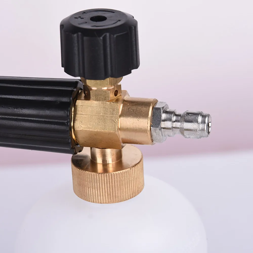 Lança de Alta Espuma de Neve Hnyri Pressão Conector Rápido Lavadora Garrafa Arma Sabão Spray Bicos Água Jet Bomba Adaptador Canhão 1l 1 - 4 12 High Quality Automóveis e motos