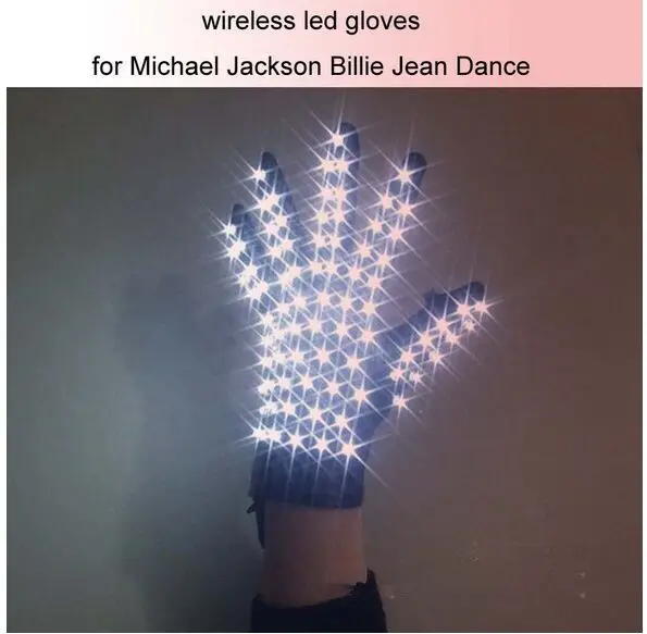 

1PCS LED Stage Wreless LED gloves / luminous gloves for Michael Jackson Billie Jean Dance (Left or right hand)