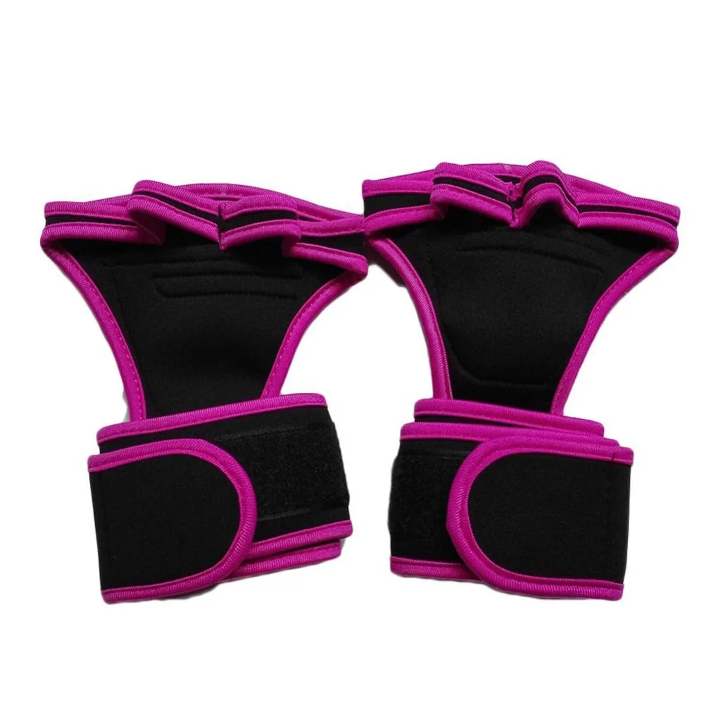 Anti-skid Half Finger Weightlifting Gloves Fitness Wrist Protector Bodybuilding Exercise Musculation Gym Sport Gloves Long Strap