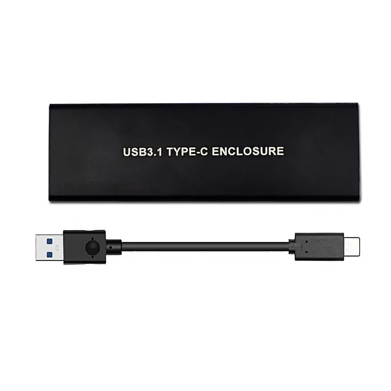 NVMe PCIE USB3.1 HDD корпус M.2 для usb type C 3,1 M ключ SSD корпус для жесткого диска внешний мобильный ящик