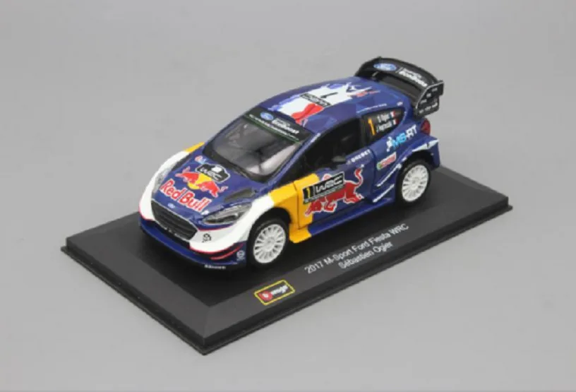 Bburago 1:32 M-Sport Ford Fiesta WRC Sebastien Ogier Отт Танак литая модель гоночного автомобиля в коробке