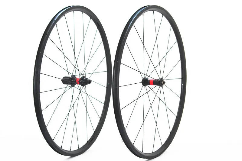 

700C Clincher Carbon Wheels 24mm Road Bike Carbon Wheelset R13 Hub Wheel Road Bike Wheelset 23mm Width Bicycle UD Matte