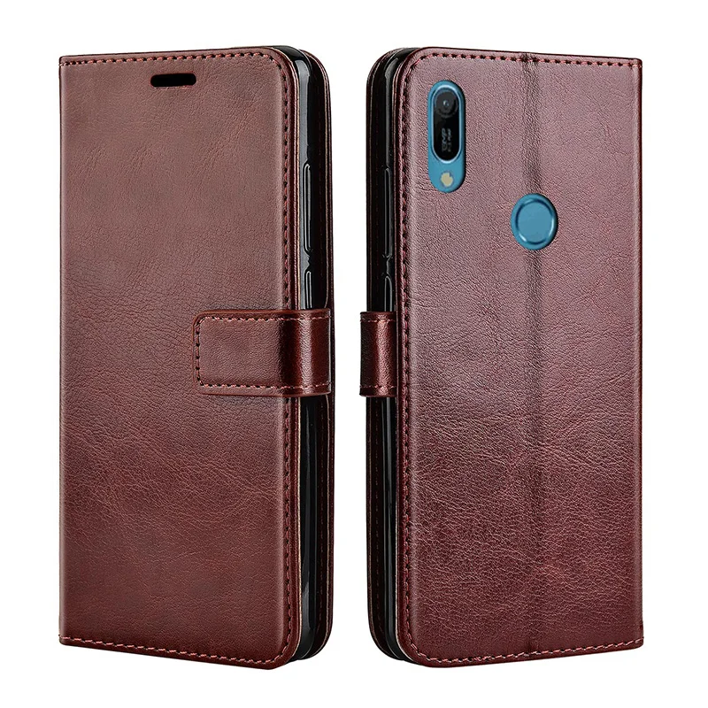 Кожаный чехол с откидной крышкой для Huawei Y6 2019 Prime телефона MRD-LX1 Y 6 Y62019 | Мобильные