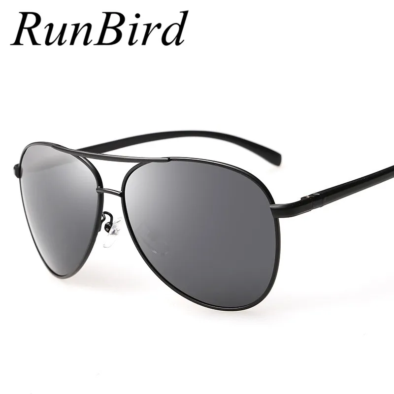 Runbird 2018 бренд Алюминий-магниевого Для Мужчин Поляризованные солнцезащитные очки мужской вождения Рыбалка Eyewears солнцезащитные очки для Для