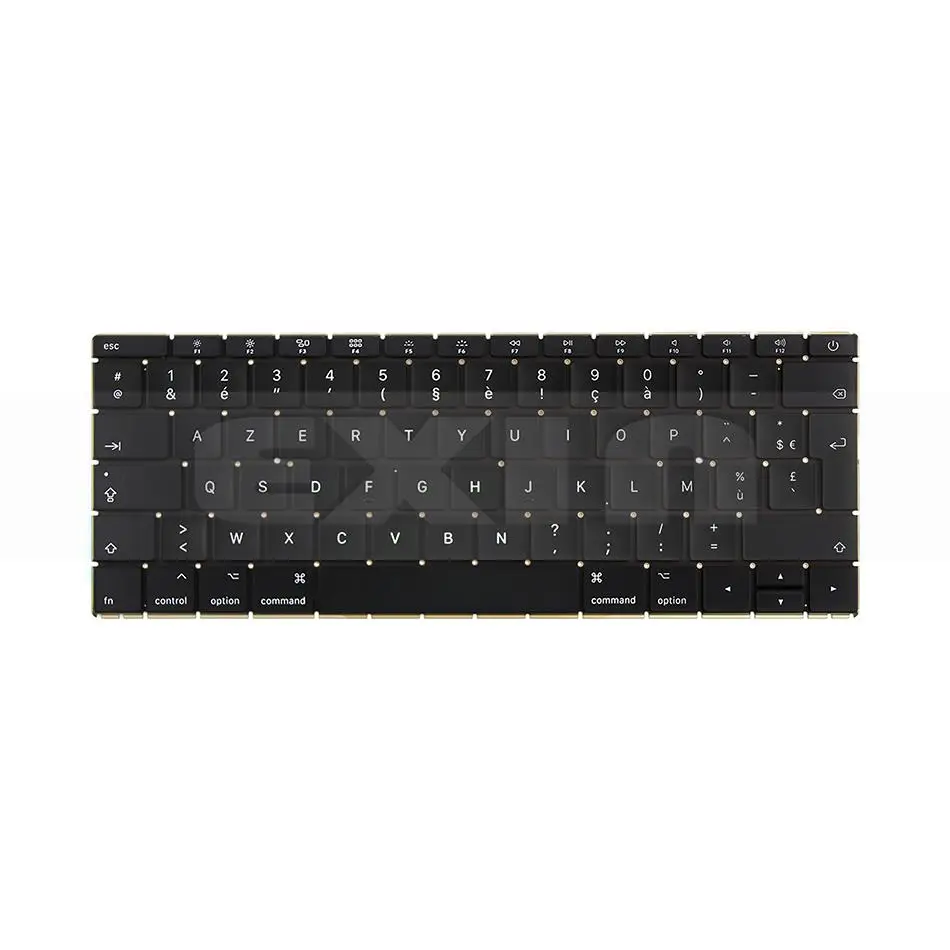 2016 2017 A1534 Французская клавиатура AZERTY для MacBook Retina 12 дюймов FR с подсветкой MLHA2 MLHC2