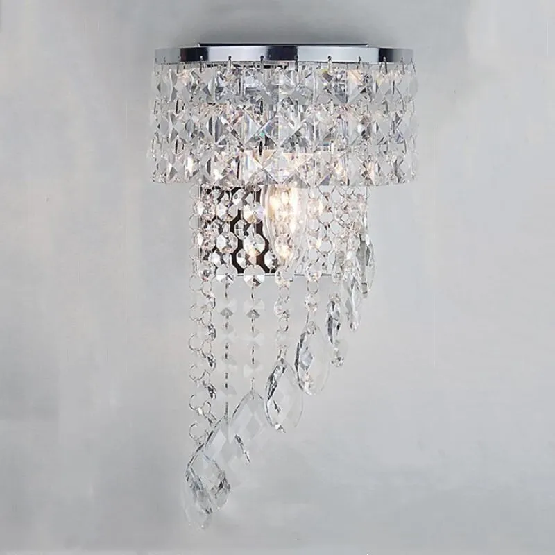 

Modern Wall Lamps Wall Lamp K9 Crystal Wall Sconce lustre Luminaria industrial sconce Home Lighting Luminaire Living Room Lights