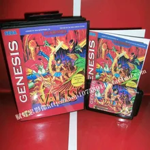 Игра Sega Mega Drive-Valis с коробкой и ручным управлением для 16 бит игра Sega Mega Drive картридж Megadrive Genesis система