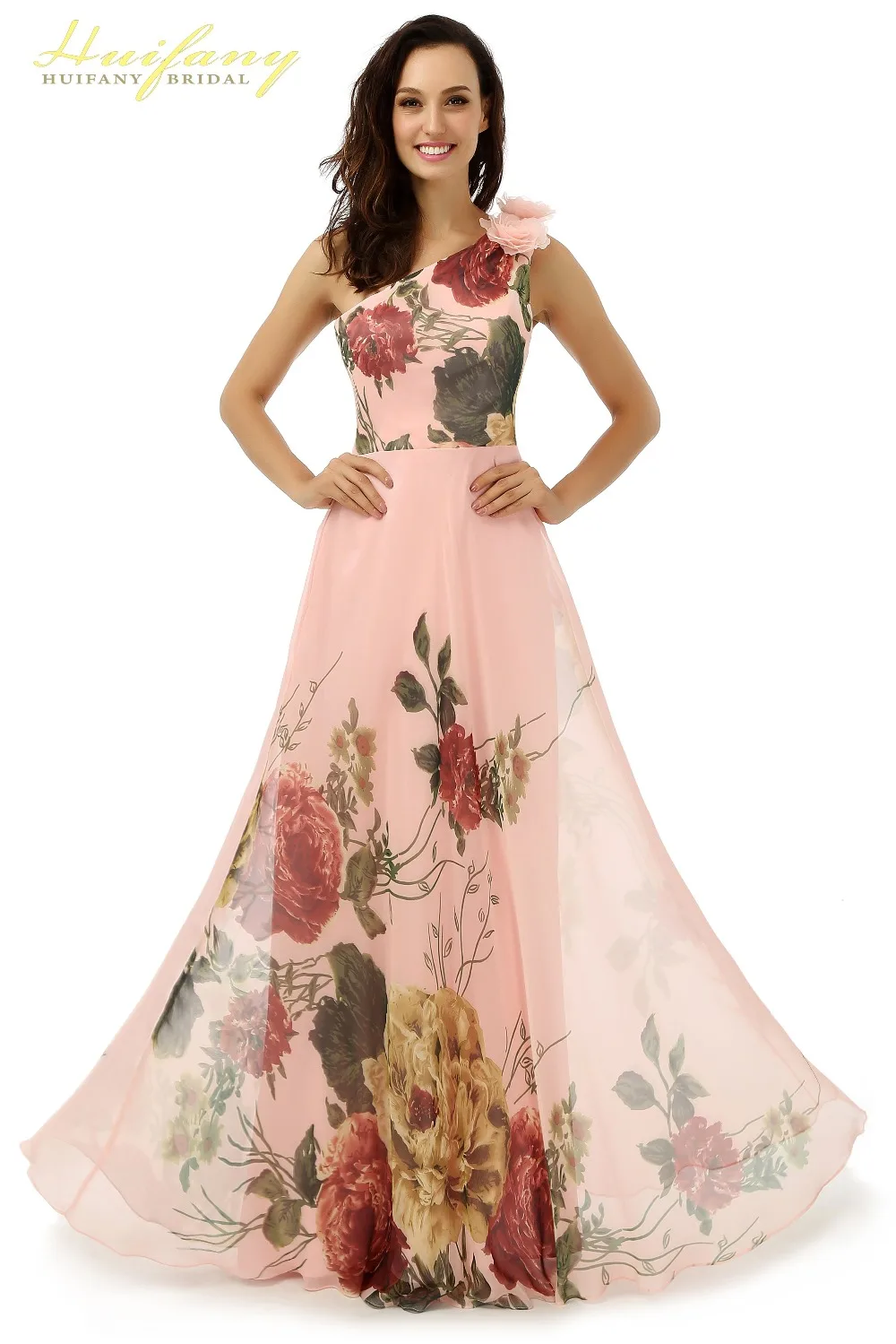vestido longo floral barato