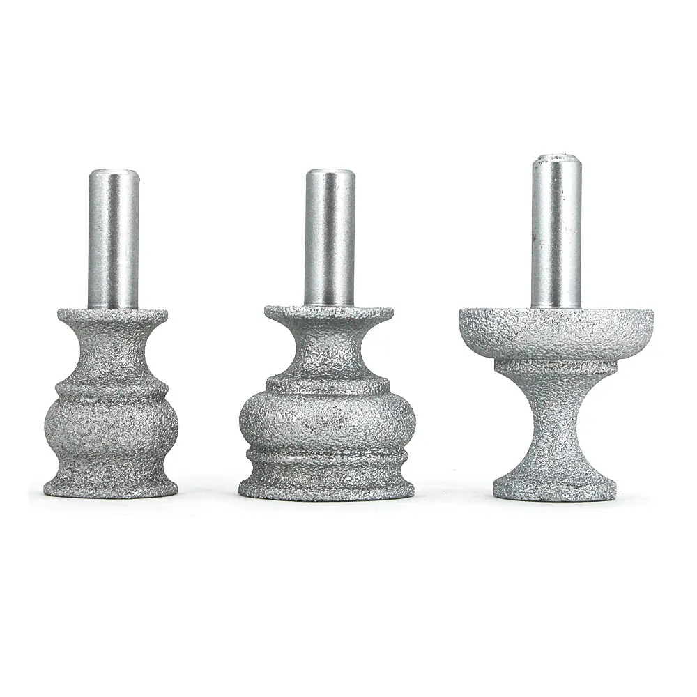

Brazing diamond grinding head cutter for quartz stone, artificial stone, granite, marble, ceramic, hard plastic trimming GJ014
