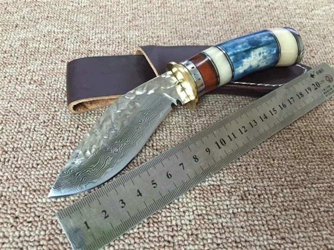 

Collection Damascus Hunting Fixed Knives,Camping Tactical Knife,Survival Knife.