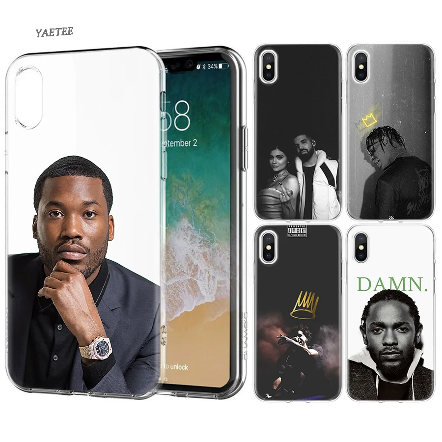

Fundas Print Silicone Phone Case For Apple iPhone 6 6S 7 8 Plus X 10 XS MAX XR 5S 5 5C SE TPU Cover Meek Mill Rapper
