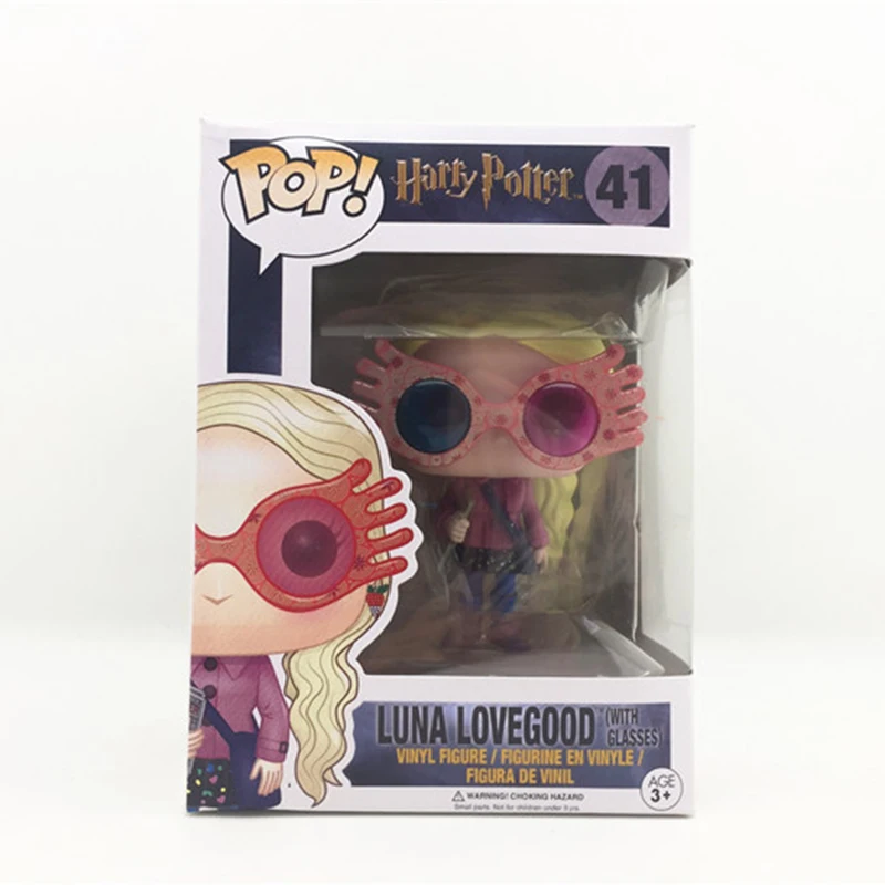 FUNKO POP 41 Harry Potter Luna Lovegood Figure Luna Lovegood Doll Box Egg Figure Decoration Model Toy jooyoo