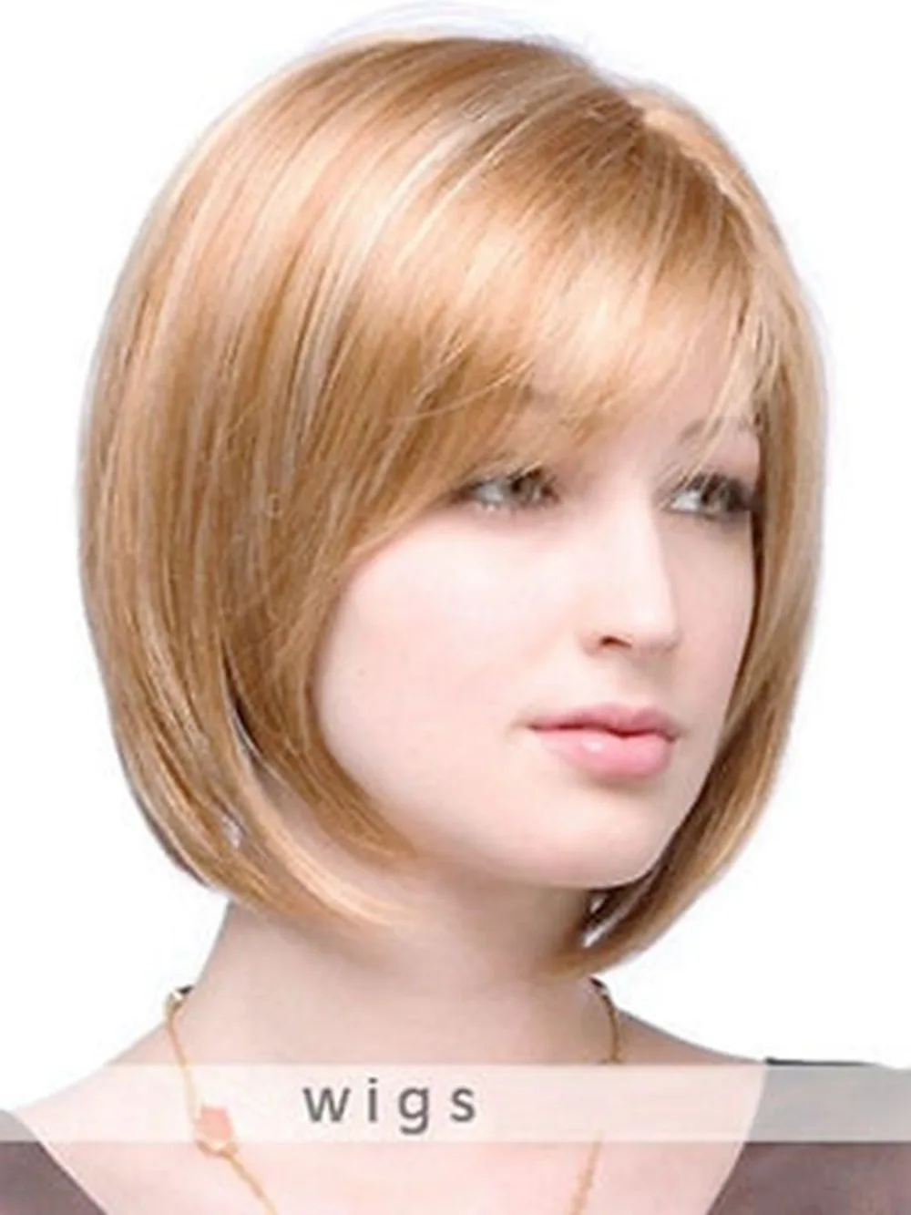 

Trends Mix Blonde Short Natural Straight Wig