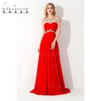 Real Sample vestidos Prom Dresses High Quality A-line Backless Royal Blue Red Yellow Long Prom Dresses