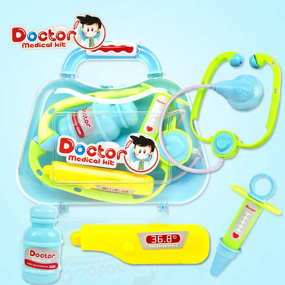 

Kids Baby Doctor Medical Game Play Carry Set Case Education Role Play Toy Simulation Medical Toolbox Toy Kit Gift A1