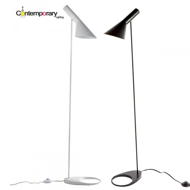 aj floor lamp contemporary design e27 designed funnel shade aj floor lamp black white aluminum stand light for living aj floor lamp contemporary design e27 designed funnel shade aj floor lamp black white aluminum stand light for living