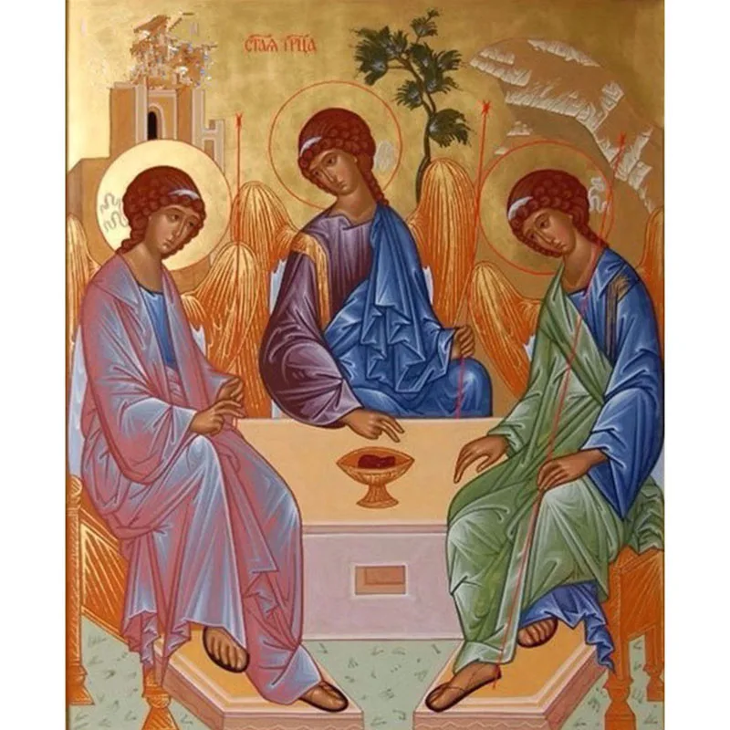 

100% Full 5D Diy Daimond Painting 3D Diamond Painting Square Rhinestone Diamand Painting Embroidery Religion church/Globos