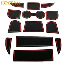 Автомобильный внутренний Нескользящий Резиновый дверной слот для ворот коврик для подстаканника для Mazda CX-3 автомобильный аксессуар