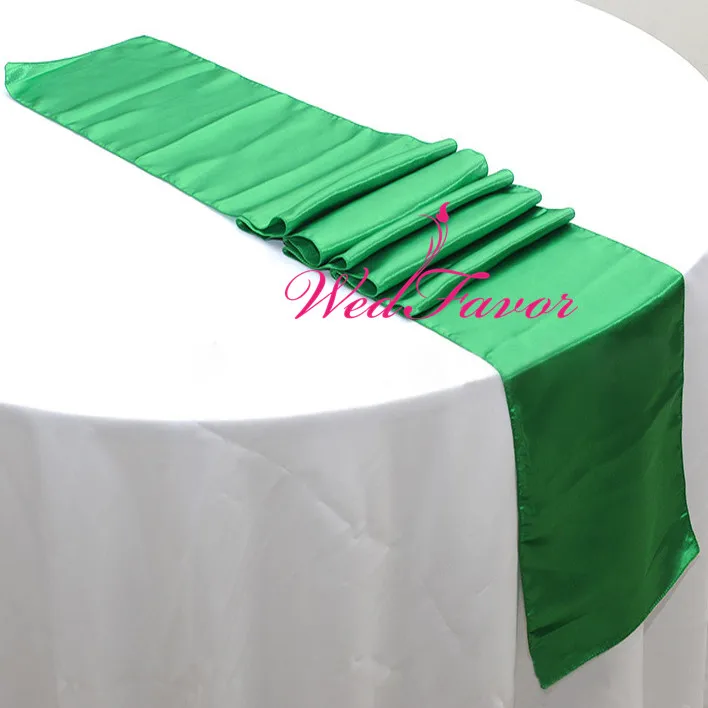 

WedFavor 30pcs High Quality Wedding Party Decoration Satin Table Runners For Banquet Hotel Event Supplies