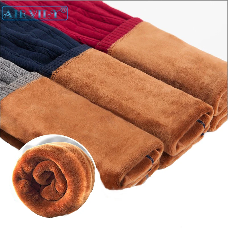 

Girls Leggings 2018 Autumn Winter Children Striped Pants For Kids Thick Warm Elastic Waist Cotton Leggings Girl Pants Trousers