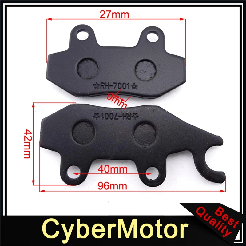 Стальные дисковые Тормозные колодки для Yerf Dog Spiderbox 150cc GX150 картинг тележка Yerfdog|kart