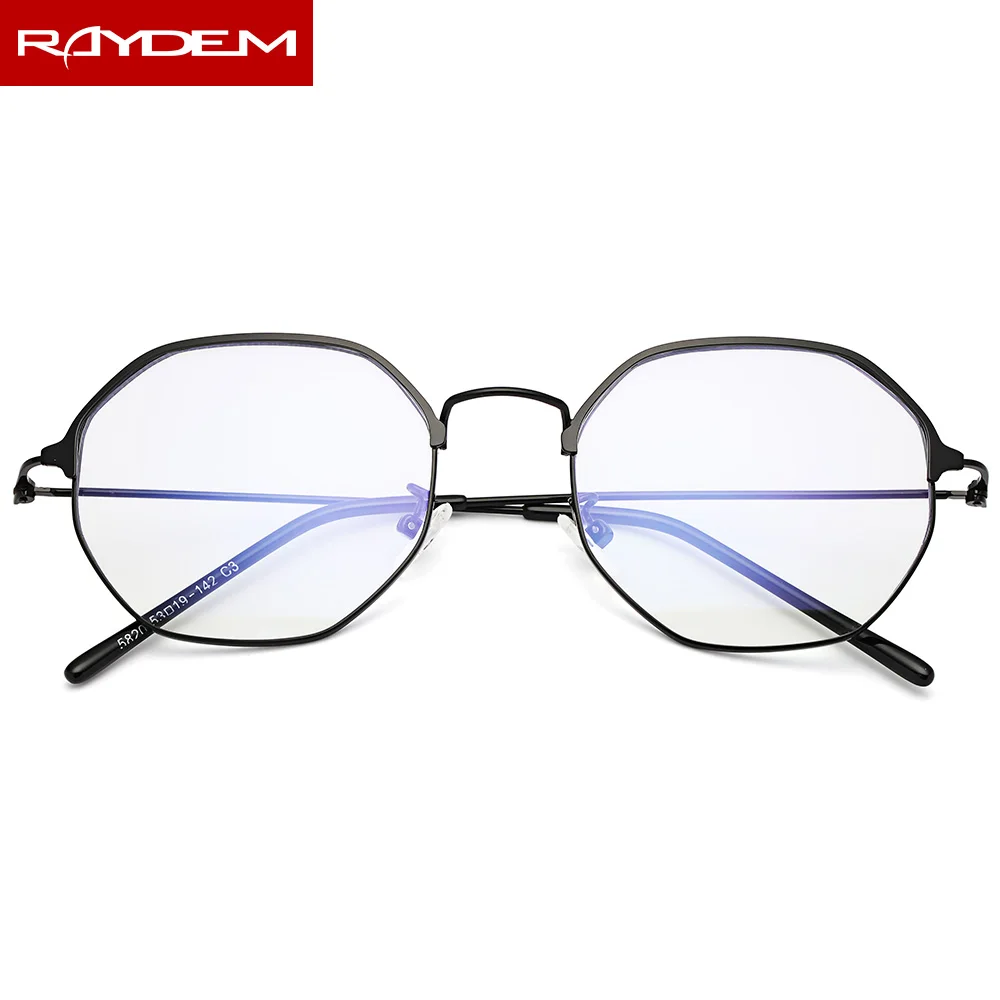 

2018 Anti blue light blocking glasses Computer Reading Men Women Optical Glasses Alloy Round frame Goggle Unisex Eyeglasses