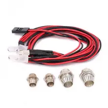 LED Light Body Shell Roof Mount Light Set Headlight For 1 10 1 16 1 18