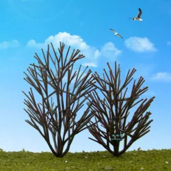 Armatures d'arbre modèle 25mm,100mm, Train de paysage, aménagement de paysage de chemin de fer/chemin de fer, bricolage de modèles d'arbre, fabrication Miniature Dioramas Gaming 