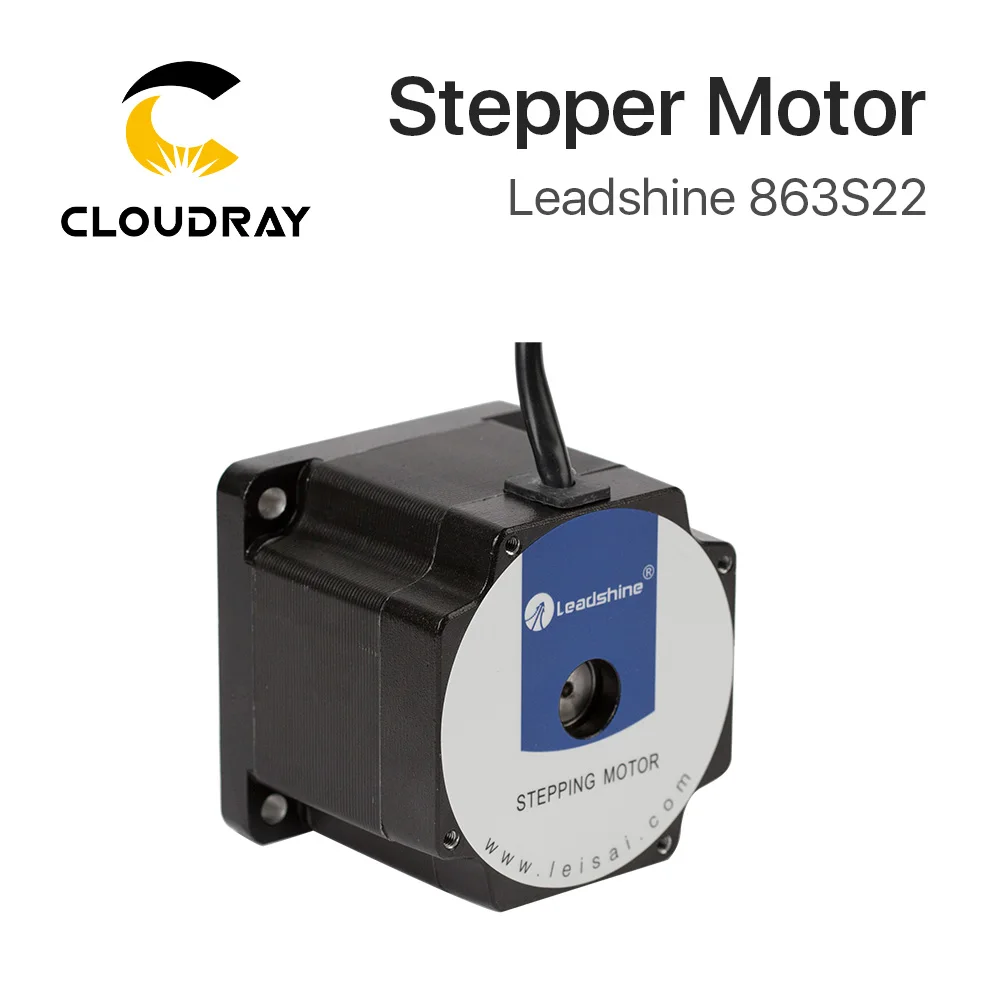 

Cloudray Leadshine 3 phase Stepper Motor 863S22 for NEMA34 5A Length 71mm Shaft 12mm