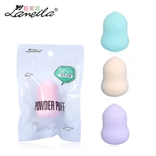 1 шт. Lameila уход за кожей лица Косметическая пуховка форма синего, белого и фиолетового цвета, больше в воде консилер Foundation Макияж пуховка для пудры LM047