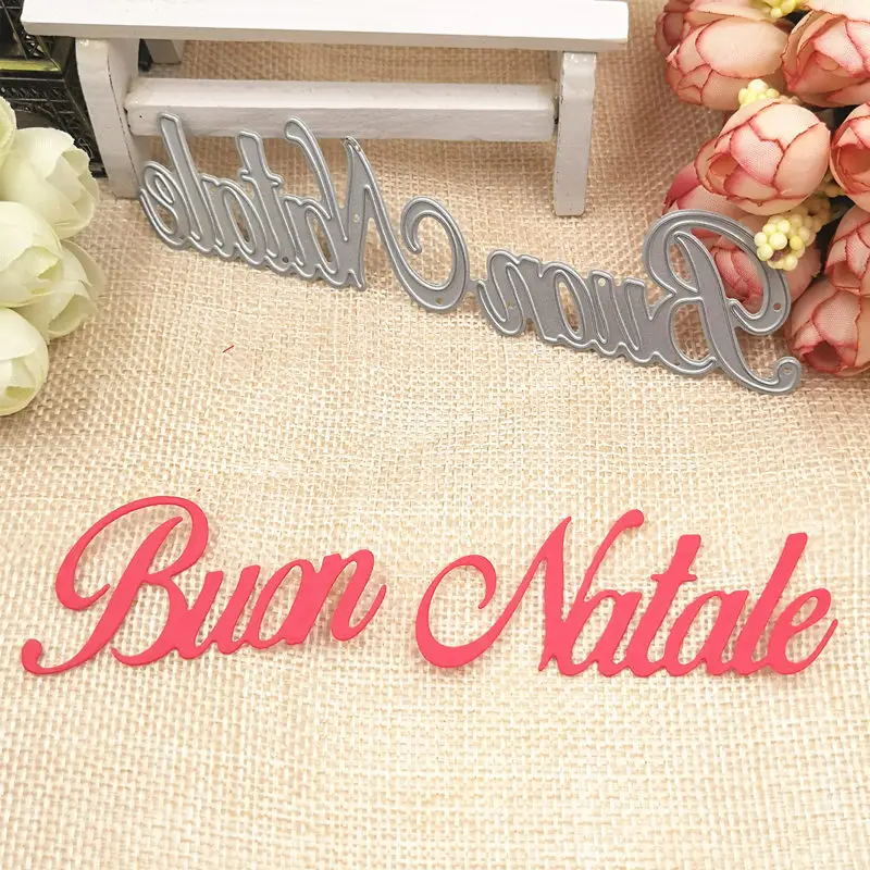 

2019 New Italian Letters Metal Cutting Dies Stencils Template for Scrapbooking Card Album Embossing Decor DIY Metal Crafts Gift