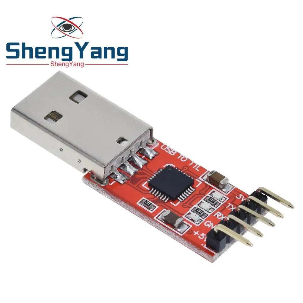 ShengYang CP2102 USB 2,0 к ttl UART модуль 5Pin последовательный преобразователь STC заменить FT232 модуль красный