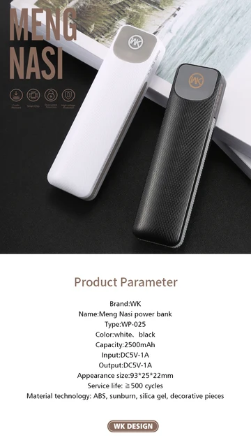 WKDESIGN mini Power Bank Przenośna ładowarka mi Powerbank Solar External Battery Pack dla iPhone X Xiaomi Battery Bank zasilacz tanie tanio Awaryjne przenośne 5V 1A RoHS CE FCC CCC Pojedynczy port USB 0-3000mAh Akumulator litowo-polimerowy ZŁĄCZE micro USB WKDESIGN mini Power Bank Przenośna ładowarka mi Powerbank Solar External Battery Pack dla iPhone X Xiaomi Battery Bank zasilacz tanie tanio Awaryjne przenośne 5V 1A RoHS CE FCC CCC Pojedynczy port USB 0-3000mAh Akumulator litowo-polimerowy ZŁĄCZE micro USB