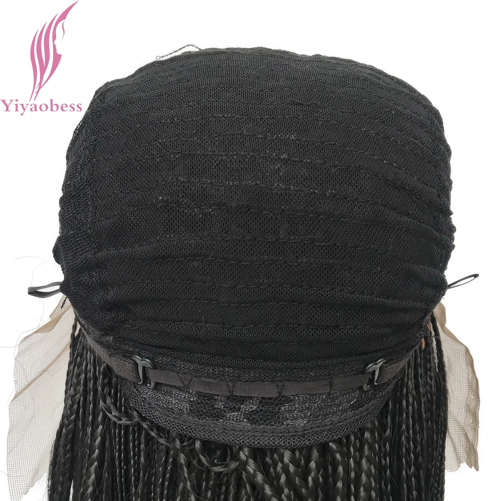 Yiyaobess 1b # цвет синтетические микро плетеные кружевные передние парики для женщин