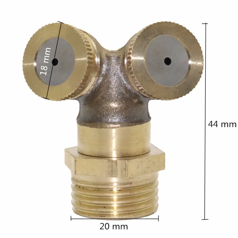 2 шт. медные насадки для распыления воды|high pressure misting|sprayer waterhigh misting nozzles |