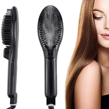 Профессиональный Выпрямитель для волос щетка для волос быстрая Горячая расческа электрическая щетка расческа Утюги Авто Расческа для прямых волос щетка
