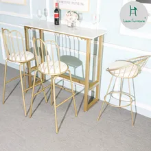 Луи Мода барные стулья высокий стул Досуг молоко чай магазин счетчик стены